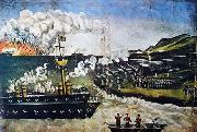Niko Pirosmanashvili The Russo-Japanese War oil painting on canvas